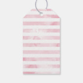 ピンクアイスクリームベビーシャワーギフトラベル ギフトタグ (裏面)