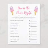 ピンクアイスクリーム価格を推測する右ゲーム (正面)