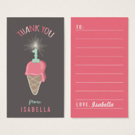 ピンクアイスクリーム1st誕生日サンスクリームサンキューDIYプレゼントラベル