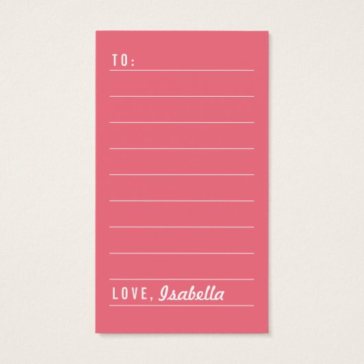 ピンクアイスクリーム1st誕生日サンスクリームサンキューDIYプレゼントラベル (裏面)