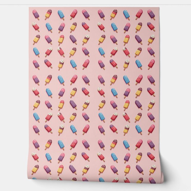 ピンクアイスクリームIIのポプシクルパレード 壁紙 (ほどく)