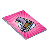 ピンクアイススケート ノートブック (右側)