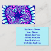 ピンクアイスフラワー 名刺 (正面/裏面)