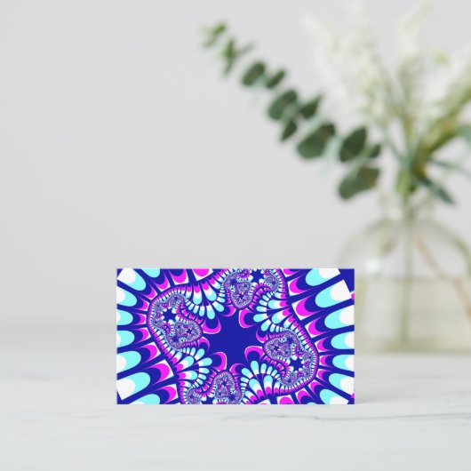 ピンクアイスフラワー 名刺 (スタンド正面)