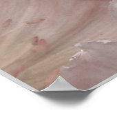 ピンクアイスランドポピーフラワーポスタープリント ポスター (角)