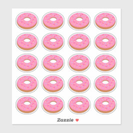 ピンクアイドナツグラフィック切り出し シール
