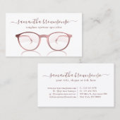 ピンクアイ衣服サングラス 名刺 (正面/裏面)