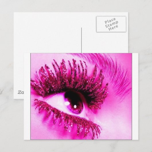 ピンクアイ ポストカード (正面/裏面)