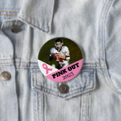 ピンクアウト乳がん認識度サッカーピン 缶バッジ (インサイチュ)