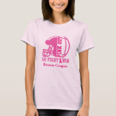 ピンクアウト乳がん認識度サッカー Tシャツ (正面)