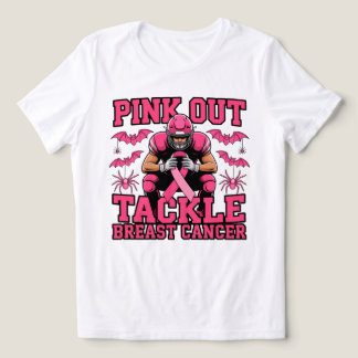 ピンクアウト フットボール啓発デザイン トライブレンドTシャツ