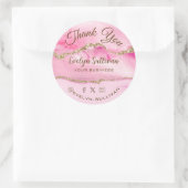 ピンクアガテありがとう ラウンドシール (バッグ)