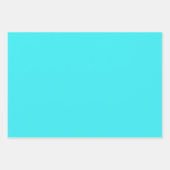 ピンクアクアオレンジラッピング紙セット ラッピングペーパーシート (正面2)