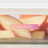 ピンクアクアパステルグラデーショングラディエント防水 ラベル (貼付)