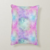 ピンクアクアパープルユニコーン アクセントクッション (裏面(縦))