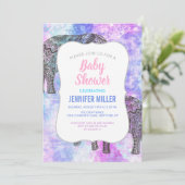 ピンクアクアブラックエレファントブライトトリバル             招待状 (スタンド正面)