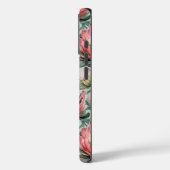 ピンクアクアプロテアフラワーズフィンボスタイルプリントデザイン Case-Mate iPhoneケース (裏面 / 左)