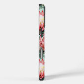 ピンクアクアプロテアフラワーズフィンボスタイルプリントデザイン Case-Mate iPhoneケース (裏面 / 右)