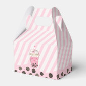 ピンクアクソロトルバブルボバティーパルティーガール誕生日 フェイバーボックス (裏面サイド)