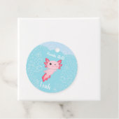 ピンクアクソロトル誕生日パーティー フェイバータグ (インサイチュ)