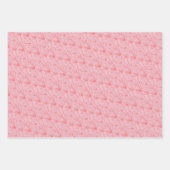ピンクアクソロトル誕生日パーティー ラッピングペーパーシート (正面2)