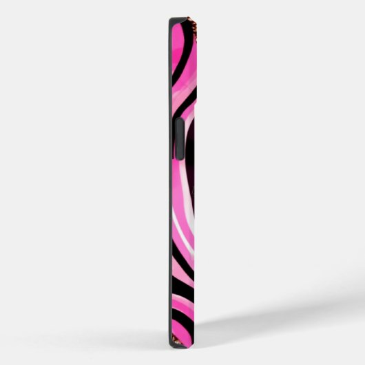 ピンクアゲートグリッターiPhoneメイトのタフケース Case-Mate iPhoneケース (裏面 / 右)