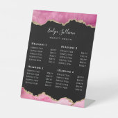 ピンクアゲート美しいサロン価格表 台座サイン (正面)