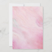 ピンクアゲート シンプルエレガンス 招待状 (裏面)