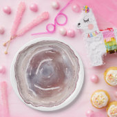 ピンクアゲート ペーパープレート (パーティー)