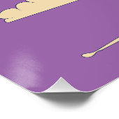 ピンクアジアンクレーンバード ポスター (コーナー)