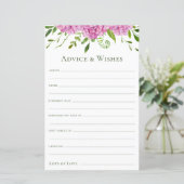 ピンクアジサイアドバイスとウィッシュ (スタンド正面)