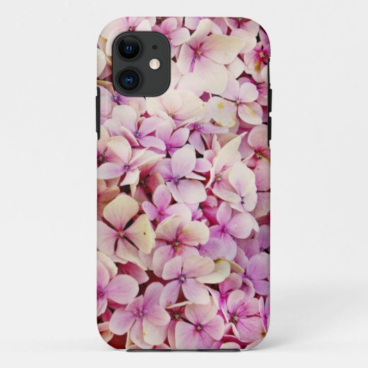 ピンクアジサイデザイン Case-Mate iPhoneケース (裏面)