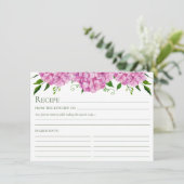ピンクアジサイフローラレシピ エンクロージャーカード (スタンド正面)