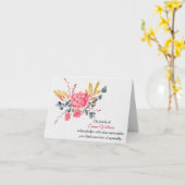 ピンクアジサイ悔やみや弔慰サンキュー カード (黄色い花)