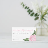 ピンクアジサイ推測シャワーゲームカードの数 エンクロージャーカード (スタンド正面)