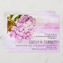 ピンクアジサイ結婚ズの婚約招待