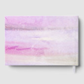 ピンクアジサイ結婚ズフローラのゲストブック ゲストブック (裏面)