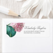 ピンクアジサイ結婚フローラ ラベル (インサイチュ)