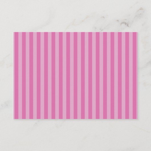 ピンクアジサイ結婚式レセプション エンクロージャーカード (裏面)