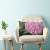 ピンクアジサイ腰枕 ランバークッション (椅子)