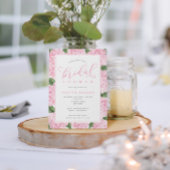 ピンクアジサイ花プティブライダルシャワー