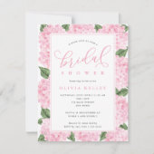 ピンクアジサイ花プティブライダルシャワー (正面)