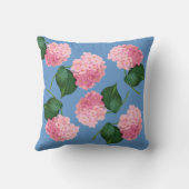 ピンクアジサイ装飾用クッション クッション (裏面)