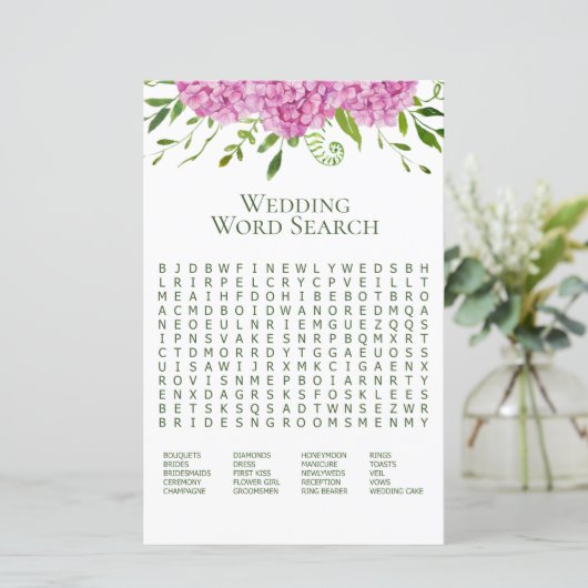 ピンクアジサイ語検索シャワーゲーム (スタンド正面)