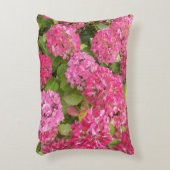 ピンクアジサイ開花フローラ アクセントクッション (正面(垂直))