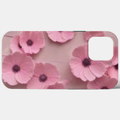 ピンクアジサイ開花フローラ Case-Mate iPhoneケース (裏面 (横))