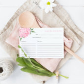 ピンクアジサイ開花レシピカード エンクロージャーカード