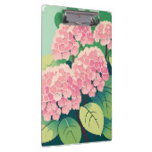 ピンクアジサイ・ブッシュ クリップボード (右)