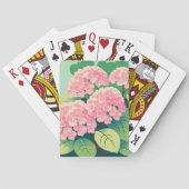 ピンクアジサイ・ブッシュ トランプ (裏面)