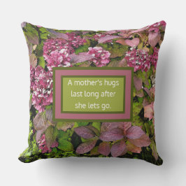ピンクアジサイ/母ハグはSHの後に長く続く アウトドアクッション